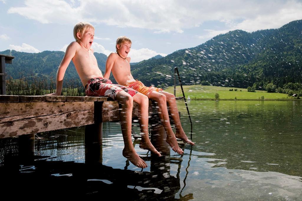 Villa Landhaeusl Weissensee Esterno foto